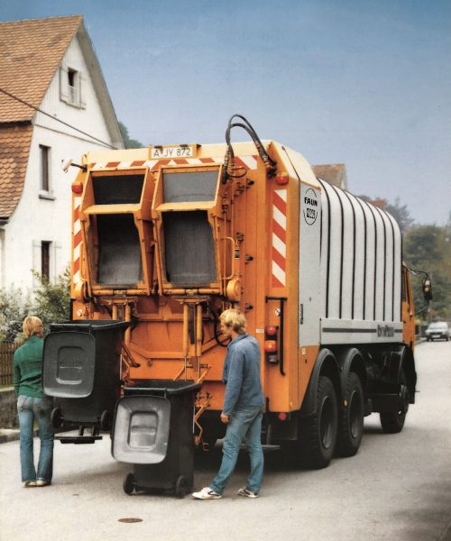 Prospekt Müllfahrzeuge - geschätzt 1987 (b)